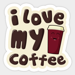 Longtime Coffee Love Sticker